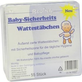 BABY SICHERHEITS Wattestäbchen Regina, 55 ST – PZN 8884760 из Германии