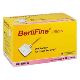 Berlifine micro Kanülen 0,33x12,7 mm (100 stk) – PZN 769373 из Германии