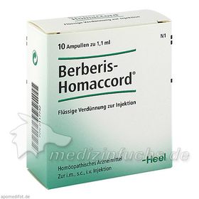 BERBERIS HOMACCORD, 10 ST – PZN 117742 из Германии