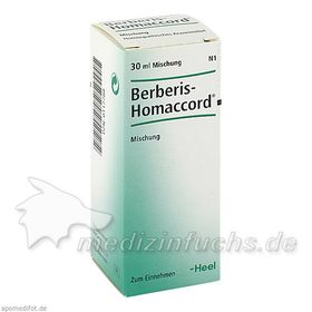 BERBERIS HOMACCORD, 30 ML – PZN 117788 из Германии