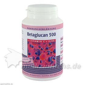 Betaglucan 500 + Vit C + Zink, 90 ST – PZN 1451489 из Германии