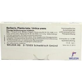 BERBERIS PLANTA TOTA UR UR, 8X1 ML – PZN 1619546 из Германии