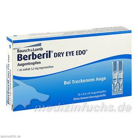 Berberil Dry Eye EDO, 10X0.6 ML – PZN 1929471 из Германии