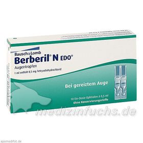 Berberil N EDO, 10X0.5 ML – PZN 255510 из Германии