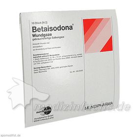 BETAISODONA WUNDGAZE 10X10, 10 ST – PZN 2754594 из Германии