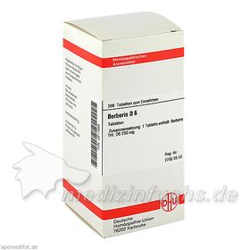BERBERIS D 6, 200 ST – PZN 2811889 из Германии