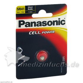Batterie Knopfzelle 1.55V SR 41 W/392, 1 ST – PZN 292468 из Германии