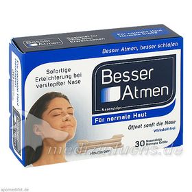 Besser Atmen Nasenstrips beige normale Größe, 30 ST – PZN 2952549 из Германии