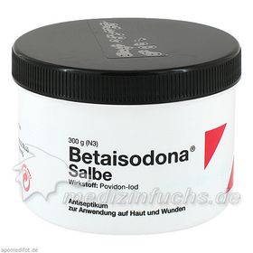 BETAISODONA SALBE TIEGEL, 300 G – PZN 3337214 из Германии