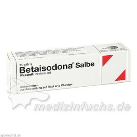 Betaisodona Salbe, 25 G – PZN 3930478 из Германии