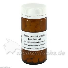 Belladonna-Komplex Bombastus, 200 ST – PZN 4212957 из Германии