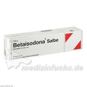 BETAISODONA SALBE TUBE, 250 G – PZN 4246821 из Германии