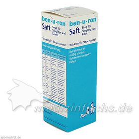 ben-u-ron Saft, 100 ML – PZN 4993736 из Германии