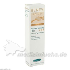 Benevi Color Pigmentcreme hell, 20 ML – PZN 6498188 из Германии