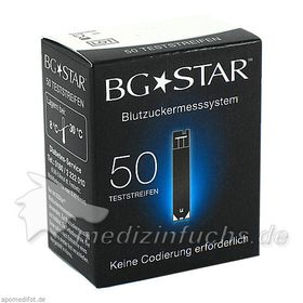 BGStar Teststreifen, 50 ST – PZN 6581340 из Германии