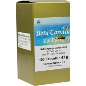 Beta Carotin 1 x 1 pro Tag, 100 ST – PZN 6995047 из Германии
