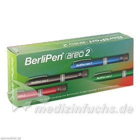 BerliPen areo 2 schwarz f. 3ml Patrone, 1 ST – PZN 7023257 из Германии