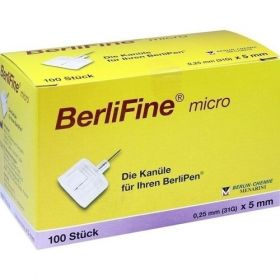 BerliFine micro Kanülen 0.25x5mm, 100 ST – PZN 7108723 из Германии