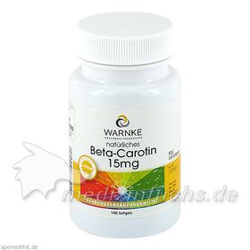 BETA CAROTIN 15mg natürlich, 100 ST – PZN 7115611 из Германии