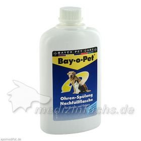 Bay-o-Pet Ohrreiniger NACHFUELLFLASCHE, 250 ML – PZN 7375766 из Германии