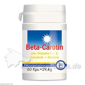 Beta-Carotin plus Vitamine C+E, 60 ST – PZN 7519490 из Германии