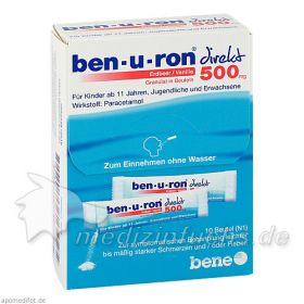 ben-u-ron direkt 500mg Granulat Erdbeer/Vanille, 10 ST – PZN 7728495 из Германии