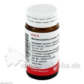BERBERIS/URTICA URENS, 20 G – PZN 8784515 из Германии