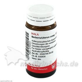 BERBERIS/UTERUS COMP, 20 G – PZN 8784521 из Германии