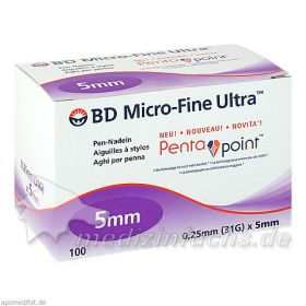 BD Micro-Fine Ultra Pen-Nadel 0.25x5mm, 100 ST – PZN 9372861 из Германии
