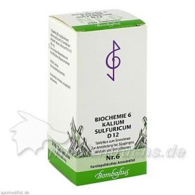 Biochemie 6 Kalium sulfuricum D 12, 200 ST – PZN 1073544 из Германии