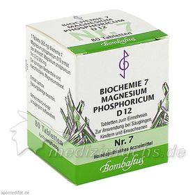 Biochemie 7 Magnesium phosphoricum D 12, 80 ST – PZN 1073679 из Германии