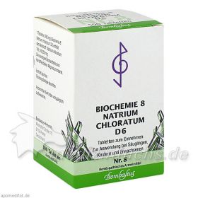 Biochemie 8 Natrium chloratum D 6, 500 ST – PZN 1073739 из Германии