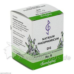 Biochemie 9 Natrium phosphoricum D 6, 80 ST – PZN 1073774 из Германии