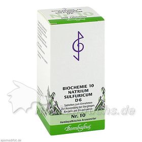 Biochemie 10 Natrium sulfuricum D 6, 200 ST – PZN 1073840 из Германии