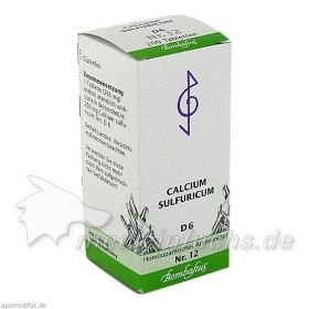 Biochemie 12 Calcium sulfuricum D 6, 200 ST – PZN 1073917 из Германии