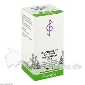Biochemie 12 Calcium sulfuricum D 12, 200 ST – PZN 1073969 из Германии