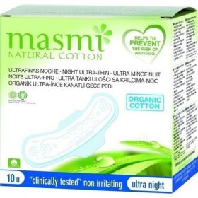 Bio Binden Ultra Nacht 100% Bio Baumwolle MASMI, 10 ST – PZN 11286525 из Германии