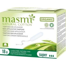 Bio Tampons Super 100% Bio Baumwolle MASMI, 18 ST – PZN 11286689 из Германии