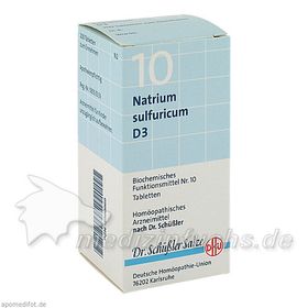 BIOCHEMIE DHU 10 NATRIUM SULFURICUM D 3, 200 ST – PZN 2580869 из Германии