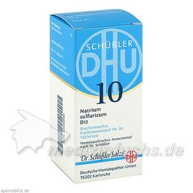 BIOCHEMIE DHU 10 NATRIUM SULFURICUM D12, 200 ST – PZN 2580898 из Германии