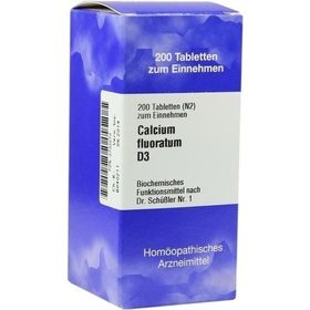 BIOCHEMIE 1 CALC FLUOR D 3, 200 ST – PZN 2733273 из Германии