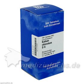 BIOCHEMIE 4 KAL CHLOR D 6, 200 ST – PZN 2734083 из Германии