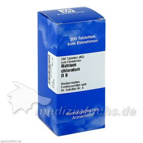 BIOCHEMIE 8 NATR CHLOR D 6, 200 ST – PZN 2734344 из Германии
