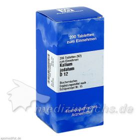 BIOCHEMIE 15 KAL JODAT D 12, 200 ST – PZN 2734953 из Германии