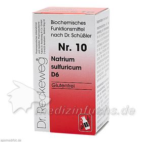 Biochemie 10 Natrium sulfuricum D6, 200 ST – PZN 3886671 из Германии