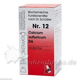 Biochemie 12 Calcium sulfuricum D6, 200 ST – PZN 3886702 из Германии