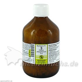Biochemie Nestmann Nr.3 Ferrum phosphoricum D12, 1000 ST – PZN 4130515 из Германии