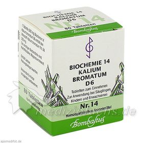 Biochemie 14 Kalium bromatum D 6, 80 ST – PZN 4324633 из Германии