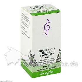 Biochemie 14 Kalium bromatum D 6, 200 ST – PZN 4324662 из Германии