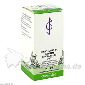 Biochemie 14 Kalium bromatum D12, 200 ST – PZN 4324716 из Германии